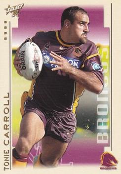 2003 Select XL #7 Tonie Carroll Front